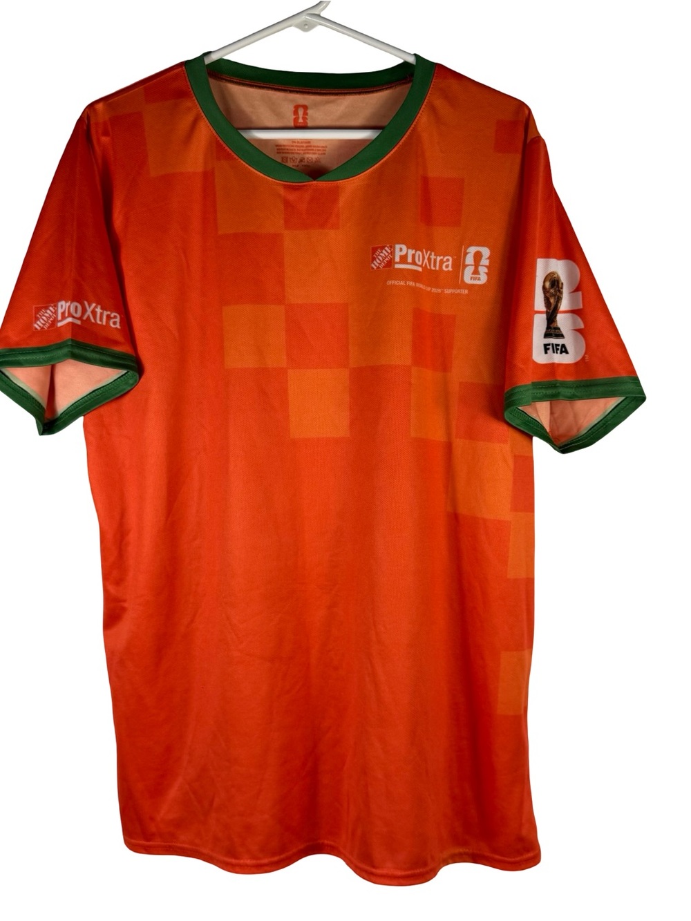 Home Depot FIFA 2026 World Cup Orange Soccer Football Jersey XXL
